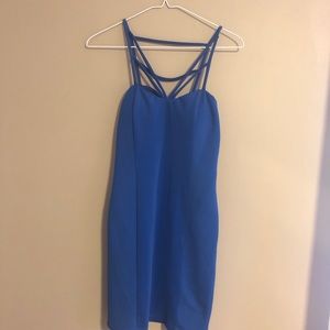 Royal Blue Fitted Dress